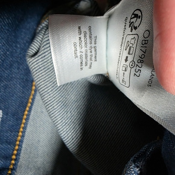 Pilcro Flare Jeans Womens 25 Blue Patch Pocket Stretch Denim Anthropologie - Picture 8 of 13